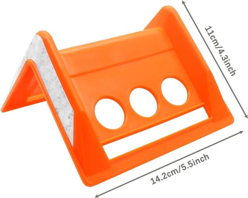 SALUINOKI Flatbed Edge Corner Protector Holder (24 Pack) Ratchet Strap Protector Heavy Duty Cargos Protector Flatbed Equipment for Shipping Cargo Protection - Image 3